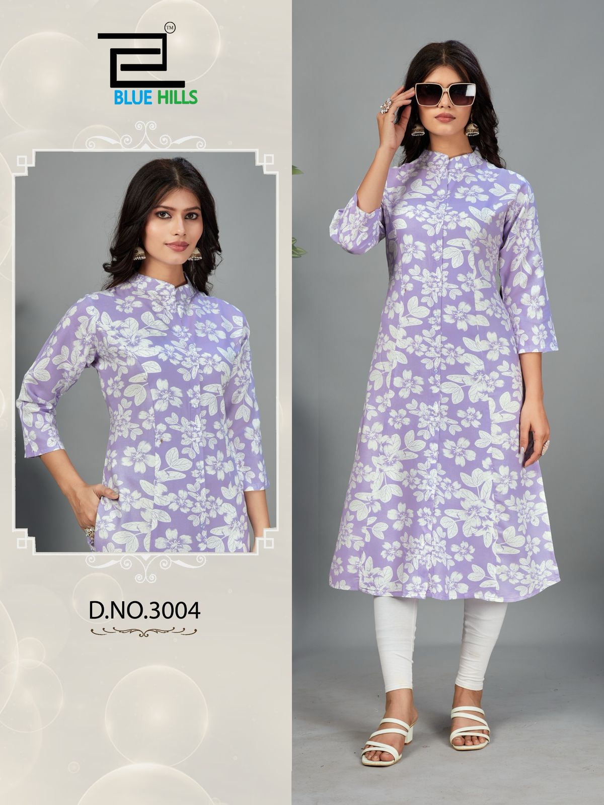 Maher Vol 3 By Blue Hills Rayon Printed Ladies Kurti Wholesale Market In Surat
